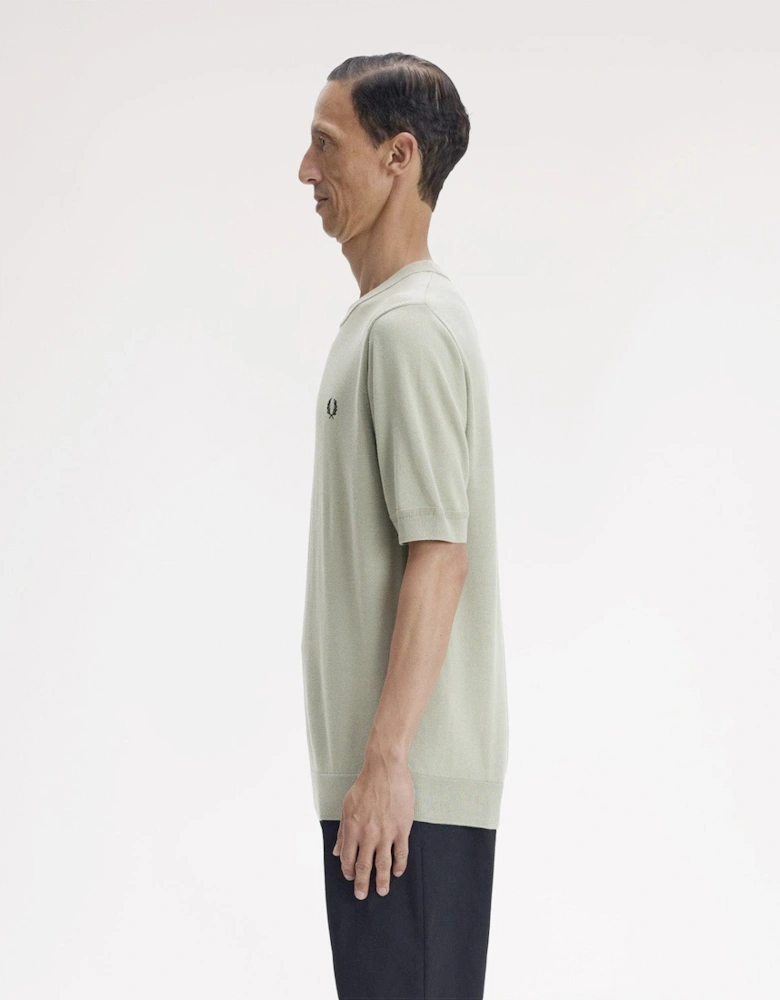Fred Perry Cotton Knitted T-Shirt