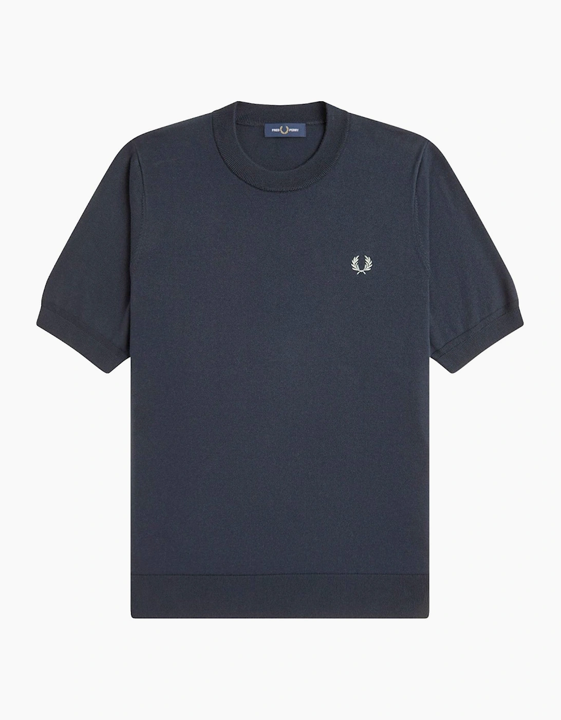 Fred Perry Cotton Knitted T-Shirt