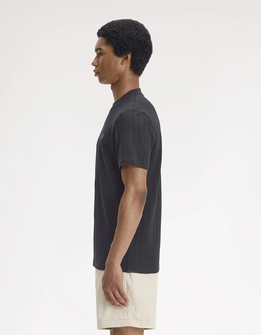 Fred Perry Pique Stripe T-Shirt