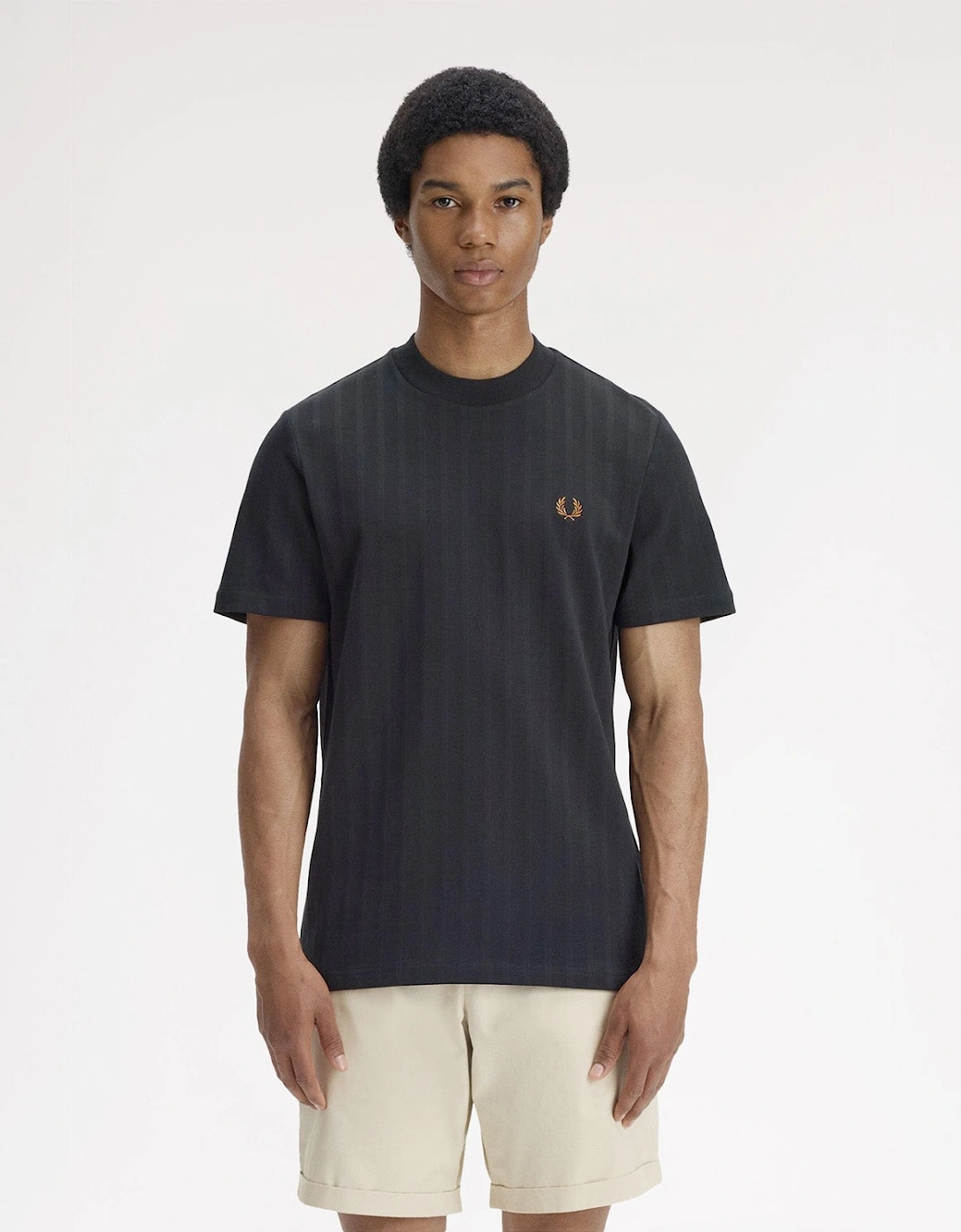 Fred Perry Pique Stripe T-Shirt