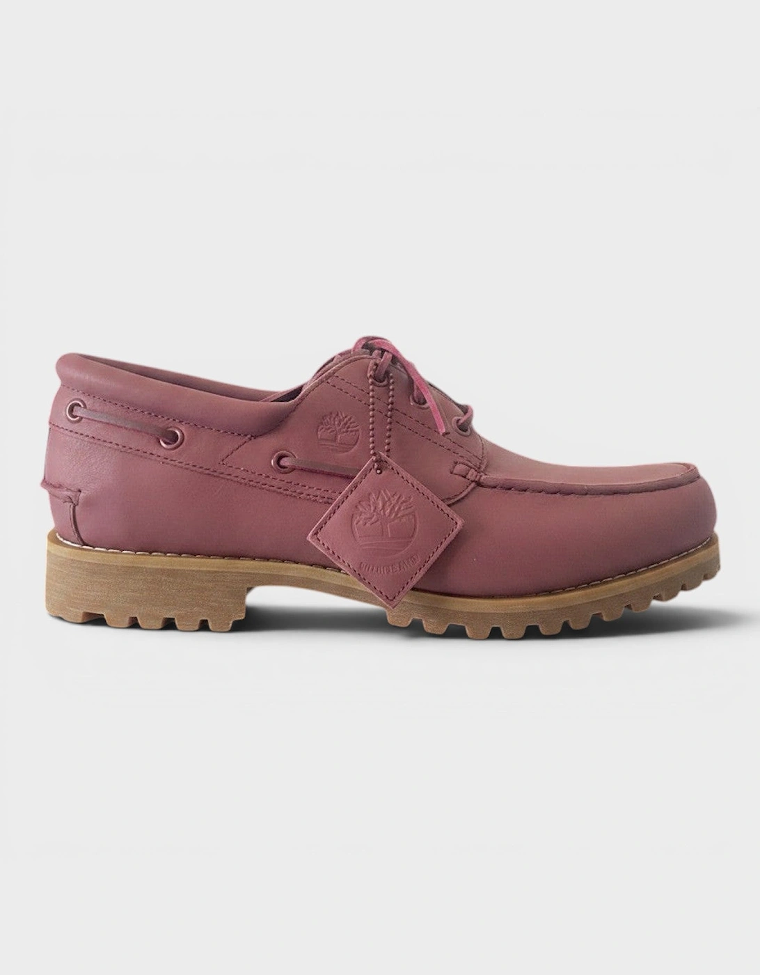 Highsnobiety 3-Eye Lug Boat Shoe Full Grain Dark Red