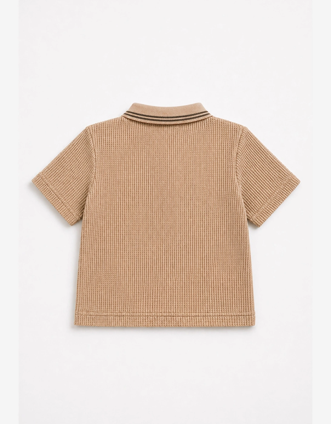 Bel-Air Boys Polo Shirt and Shorts Set in Beige