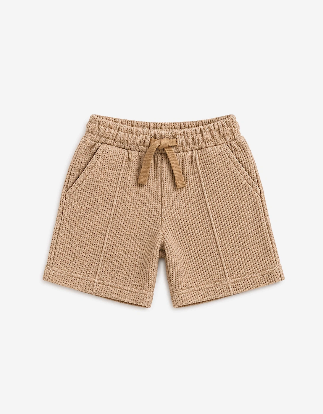 Bel-Air Boys Polo Shirt and Shorts Set in Beige