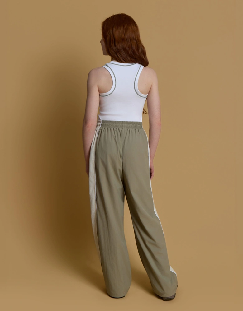 Blanca Sport Girls Ribbed Vest in White