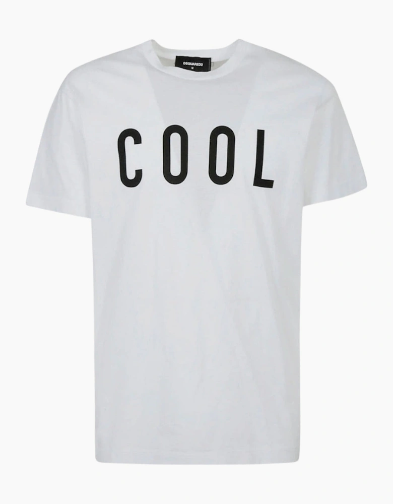 Dsquared2 Cool Print Logo White T-Shirt