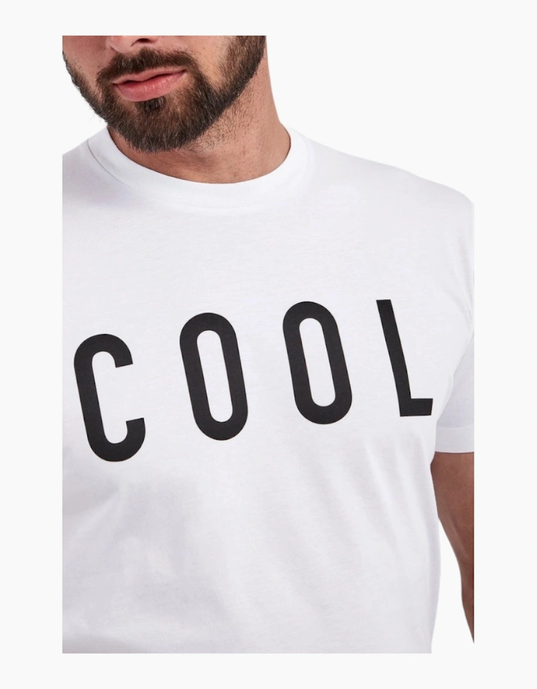 Dsquared2 Cool Print Logo White T-Shirt