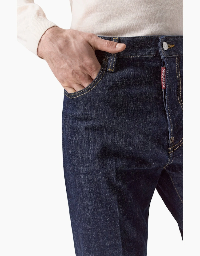 Dsquared2 Navy Blue Skater Denim Jeans
