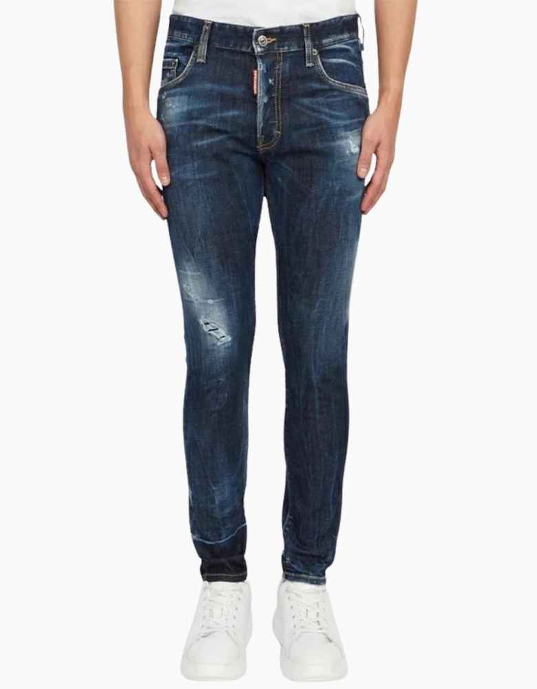 Dsquared2 Super Twinky Jean Plain Blue Jeans