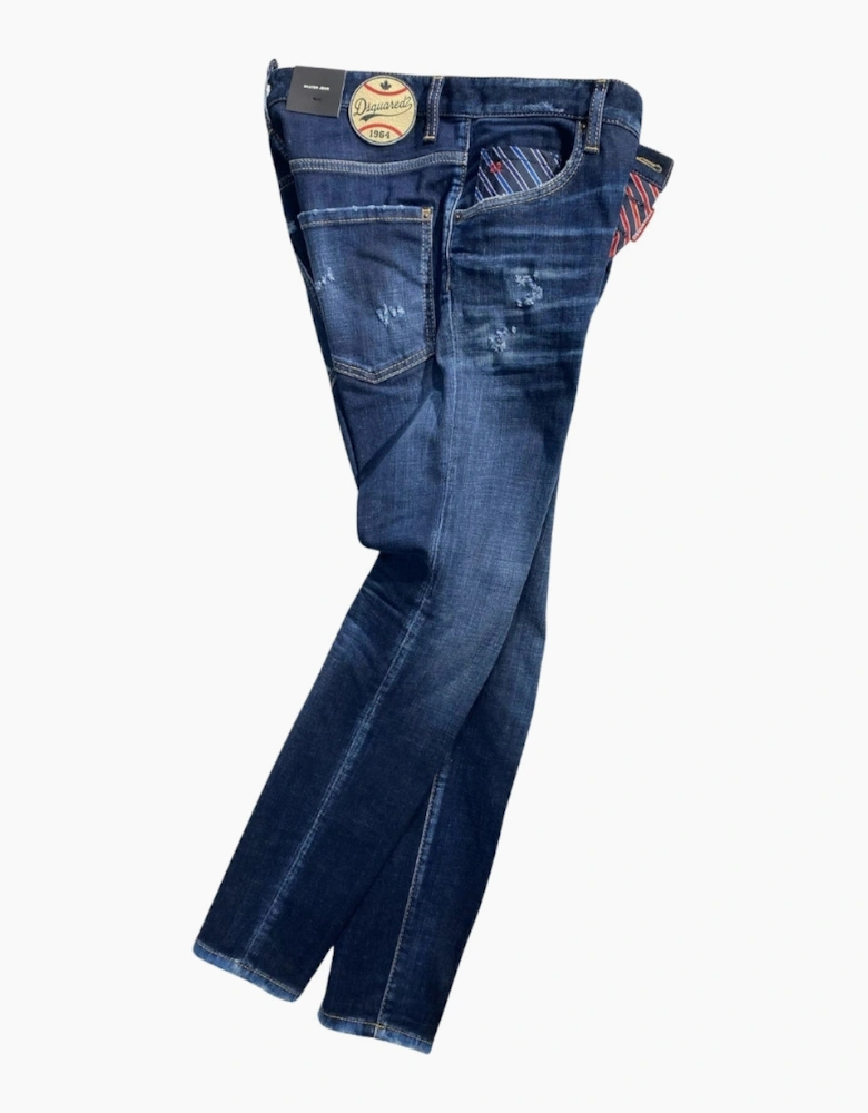 Dsquared2 Dark Blue Denim Pants