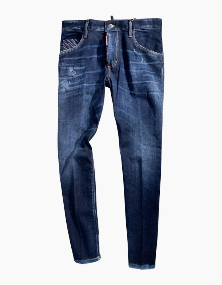 Dsquared2 Dark Blue Denim Pants