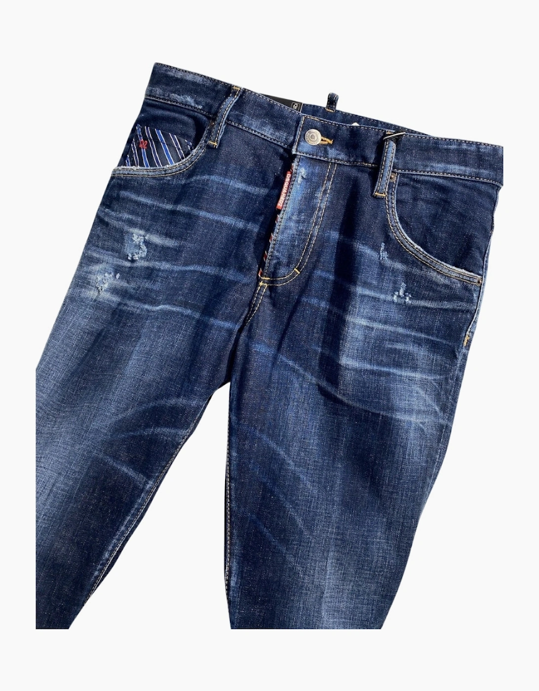 Dsquared2 Dark Blue Denim Pants
