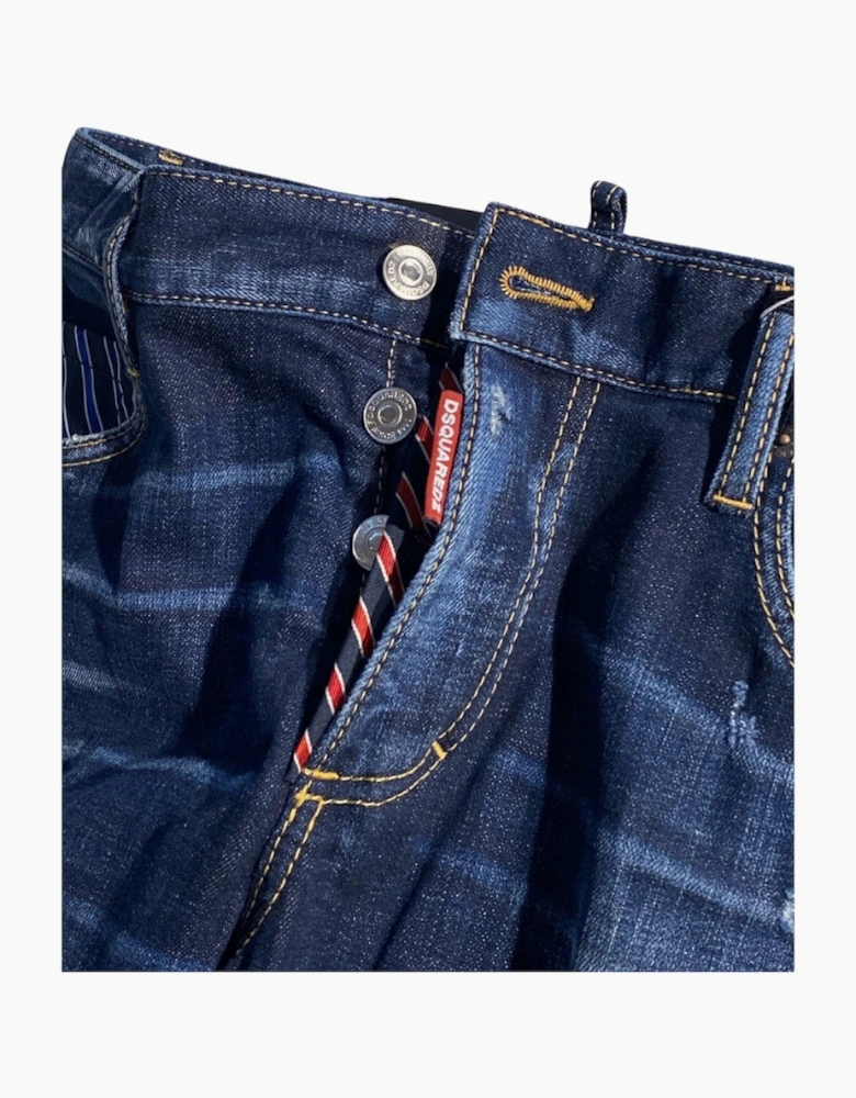 Dsquared2 Dark Blue Denim Pants