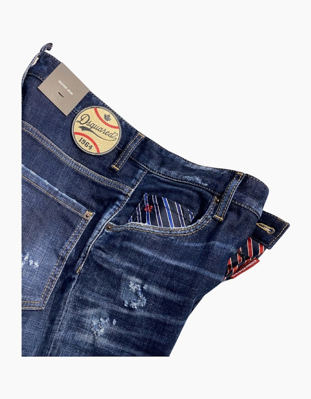Dsquared2 Dark Blue Denim Pants