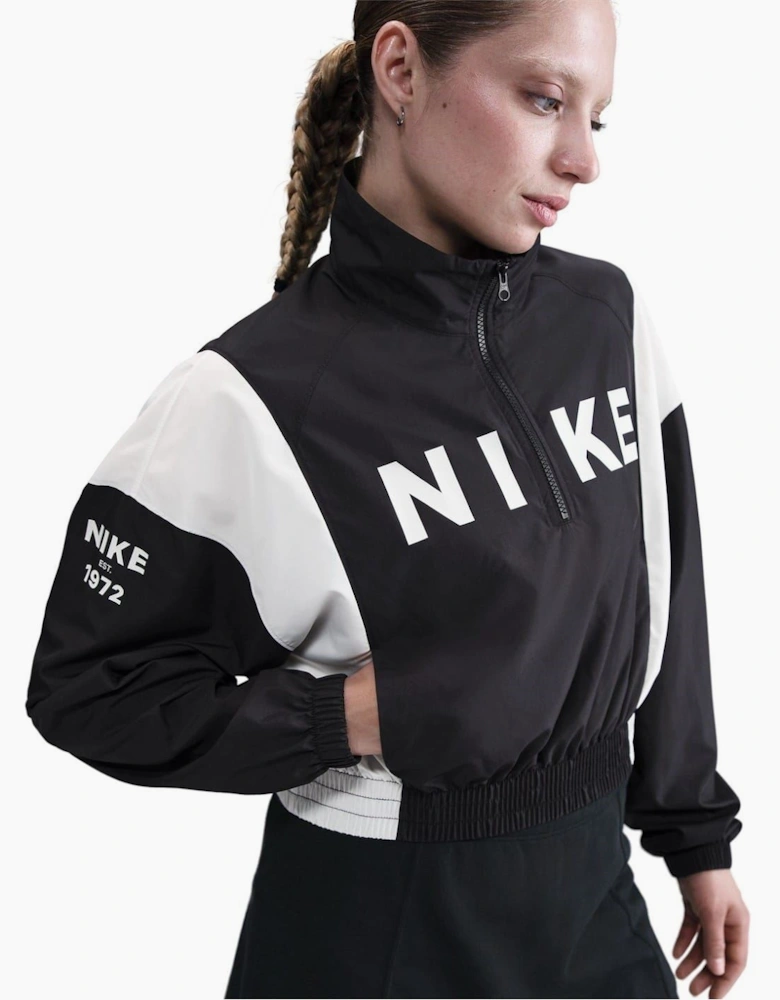 Color Block Windbreaker Jacket