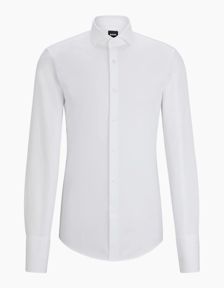 Spread Collar Long Sleeve Regular Fit Shirt