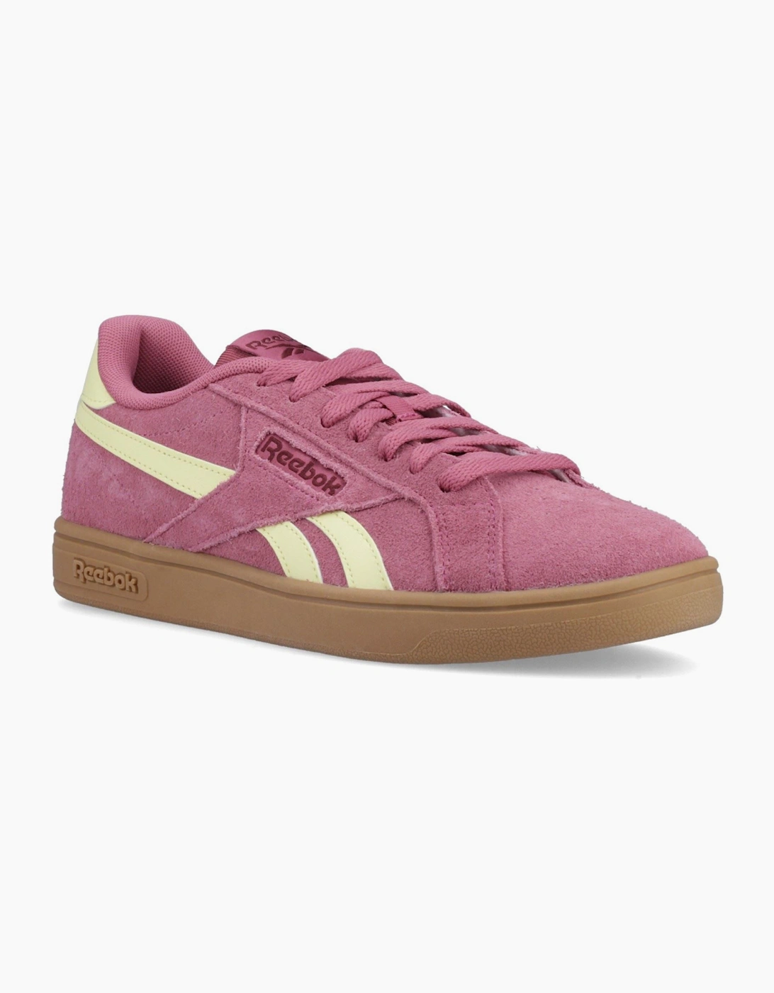 Reebok Court Retro Textile Women's Studiopink/Yel/Haze/Blkcherry Trainers, 6 of 5