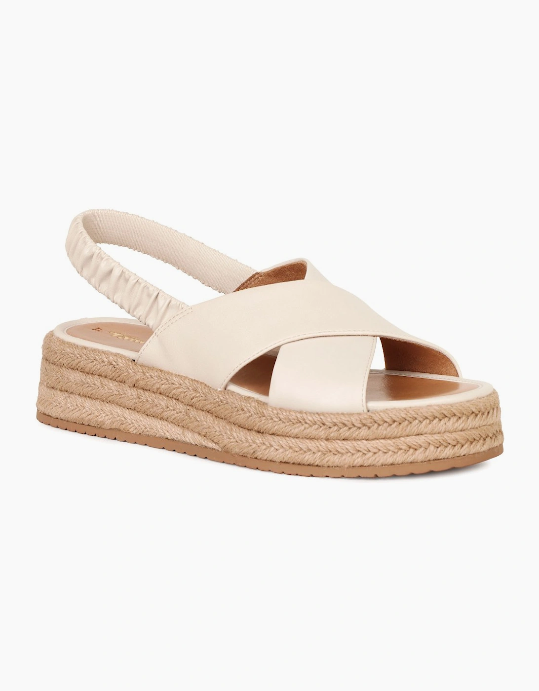 Tamaris Women's Cream Ausonia Espadrille Sandals  8 Size 8