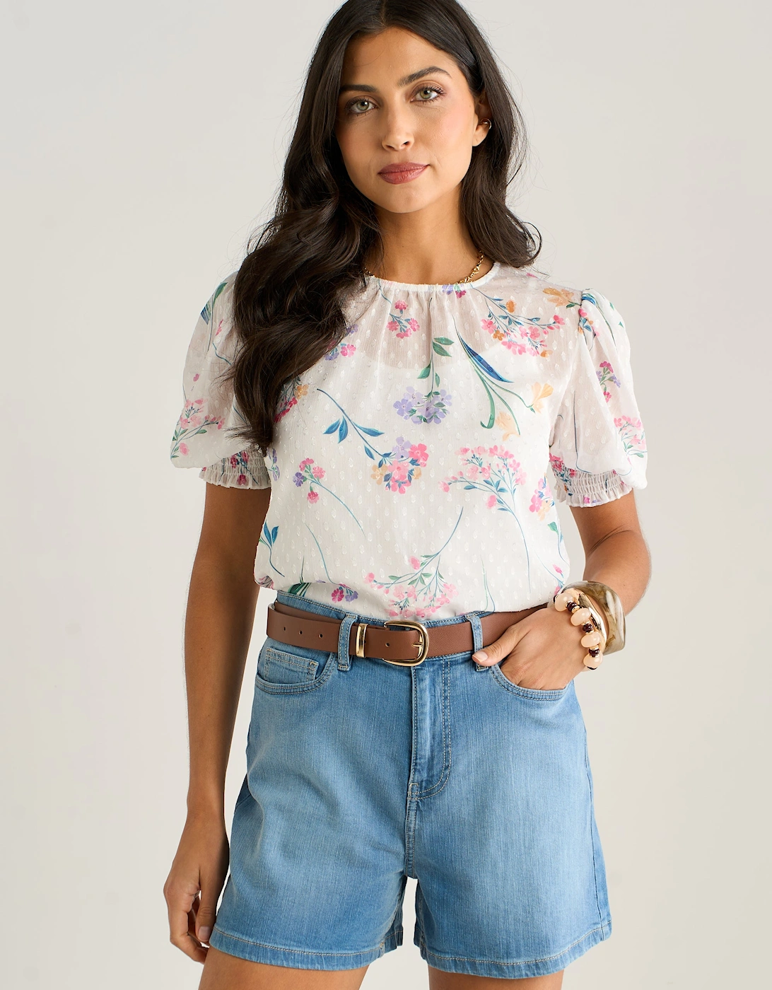 Gini London Women's Blue Denim Shorts - Size: 8