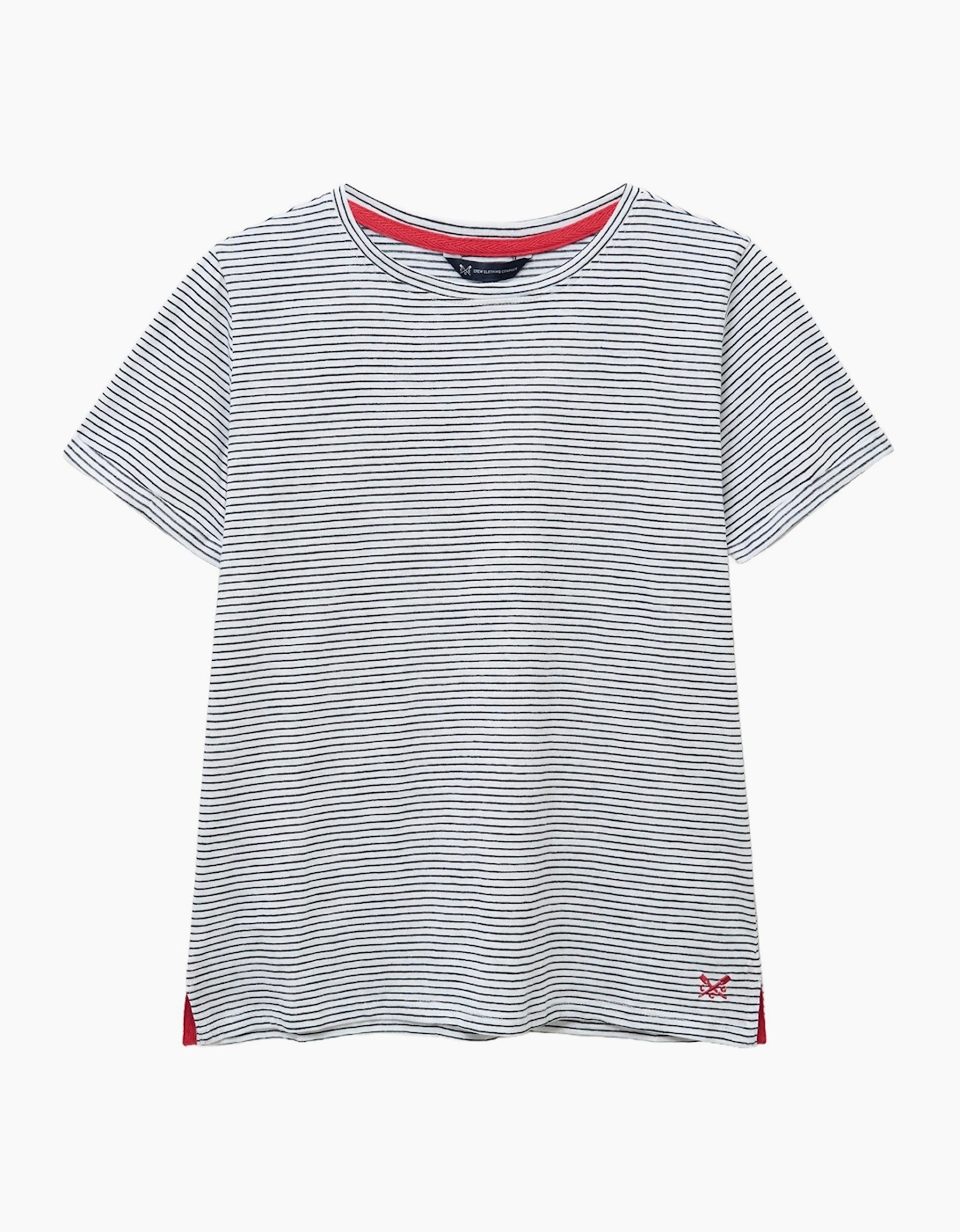 Crew Clothing Women's Crew Clothing Womens Perfect Stripe Short Sleeve T-Shirt - Multi/White