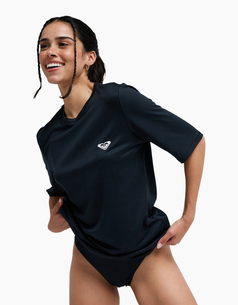 Roxy Womens Happy Waves Short Sleeve Rash Vest