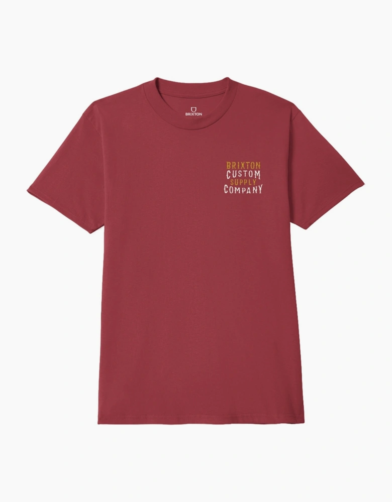 Brixton Mens Wheaton Short Sleeve T-Shirt