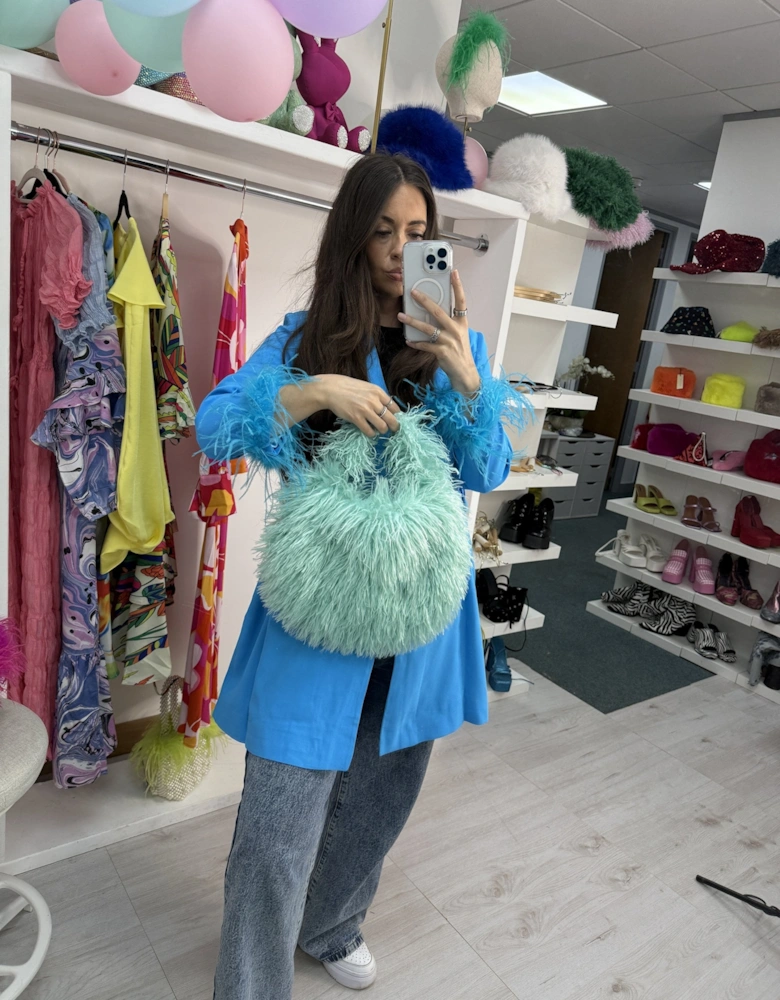 Green Bamboo Eco Faux Fur Bag