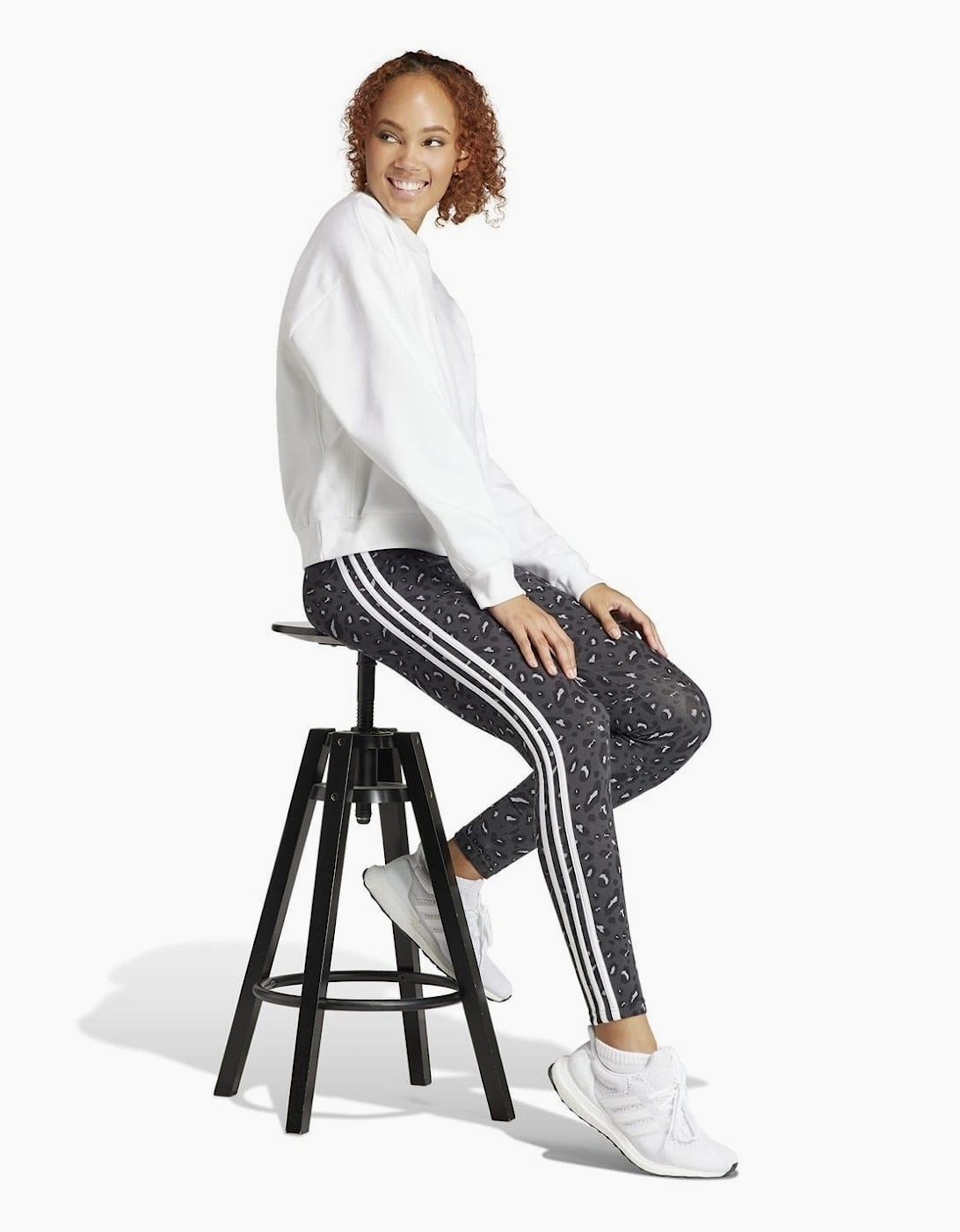 Womens Essentials 3 Stripe Leggings