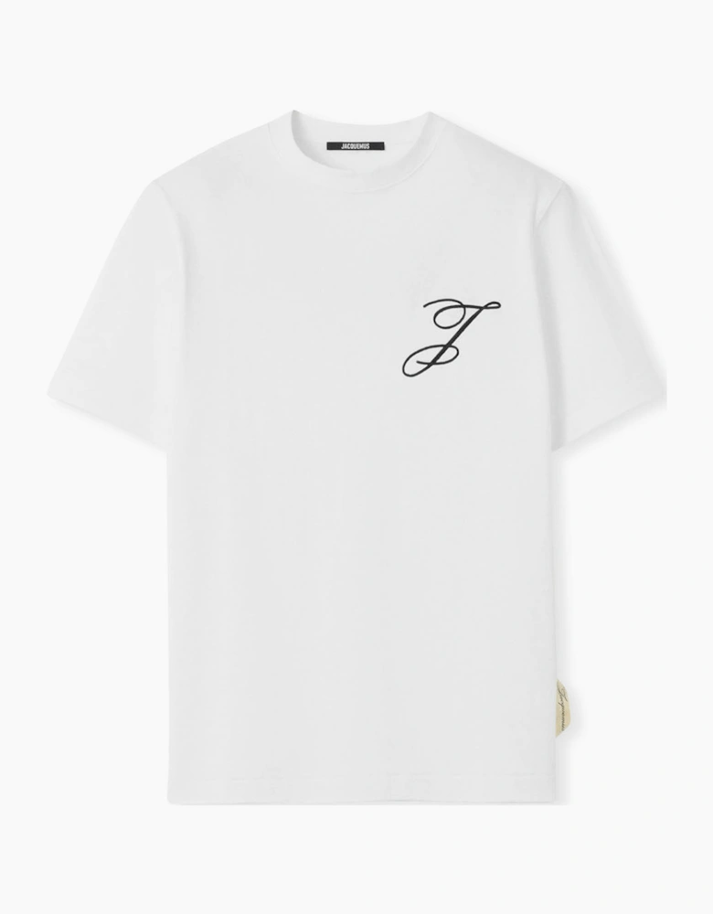 Men's White Jacquemus Box Fit Logo T-Shirt