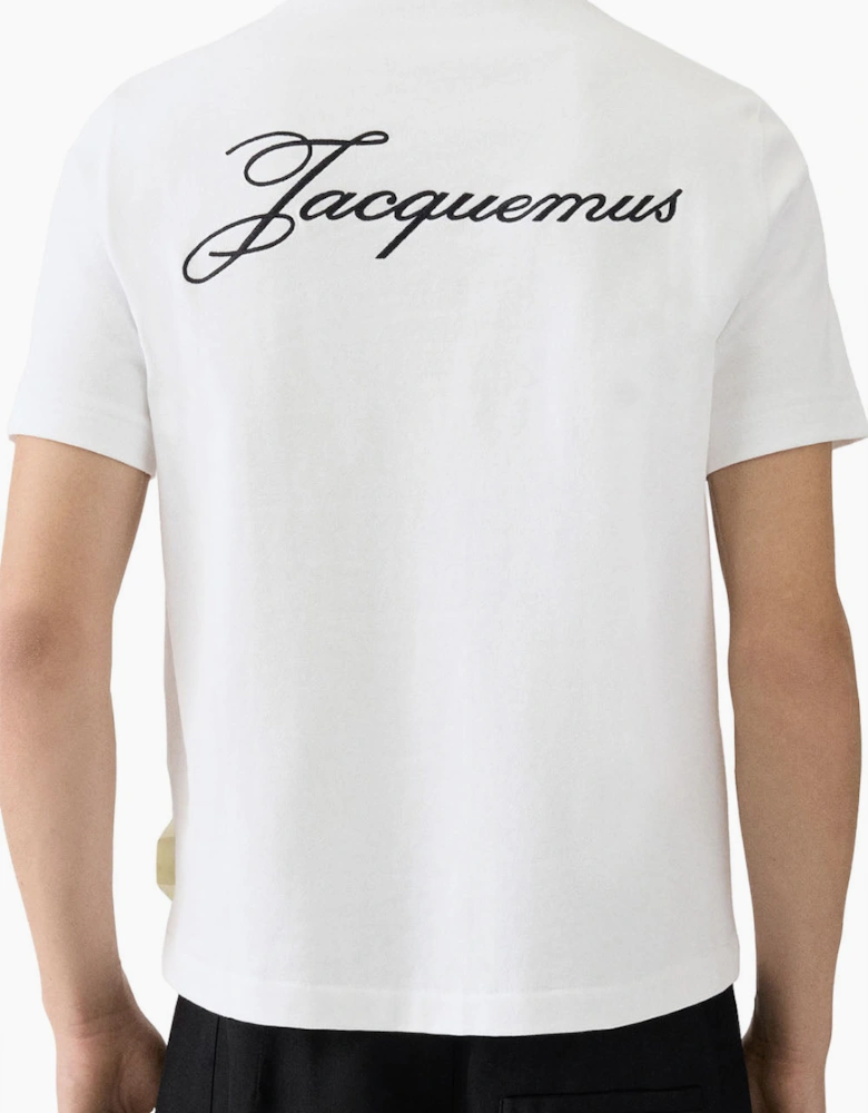 Men's White Jacquemus Box Fit Logo T-Shirt
