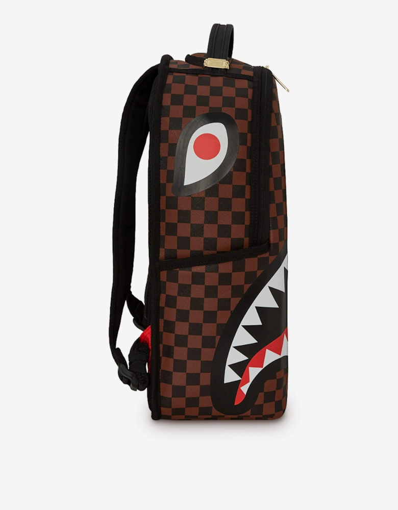 Sprayground Kids Sharks In A Hole In Paris Backpack in Brown (45cm)