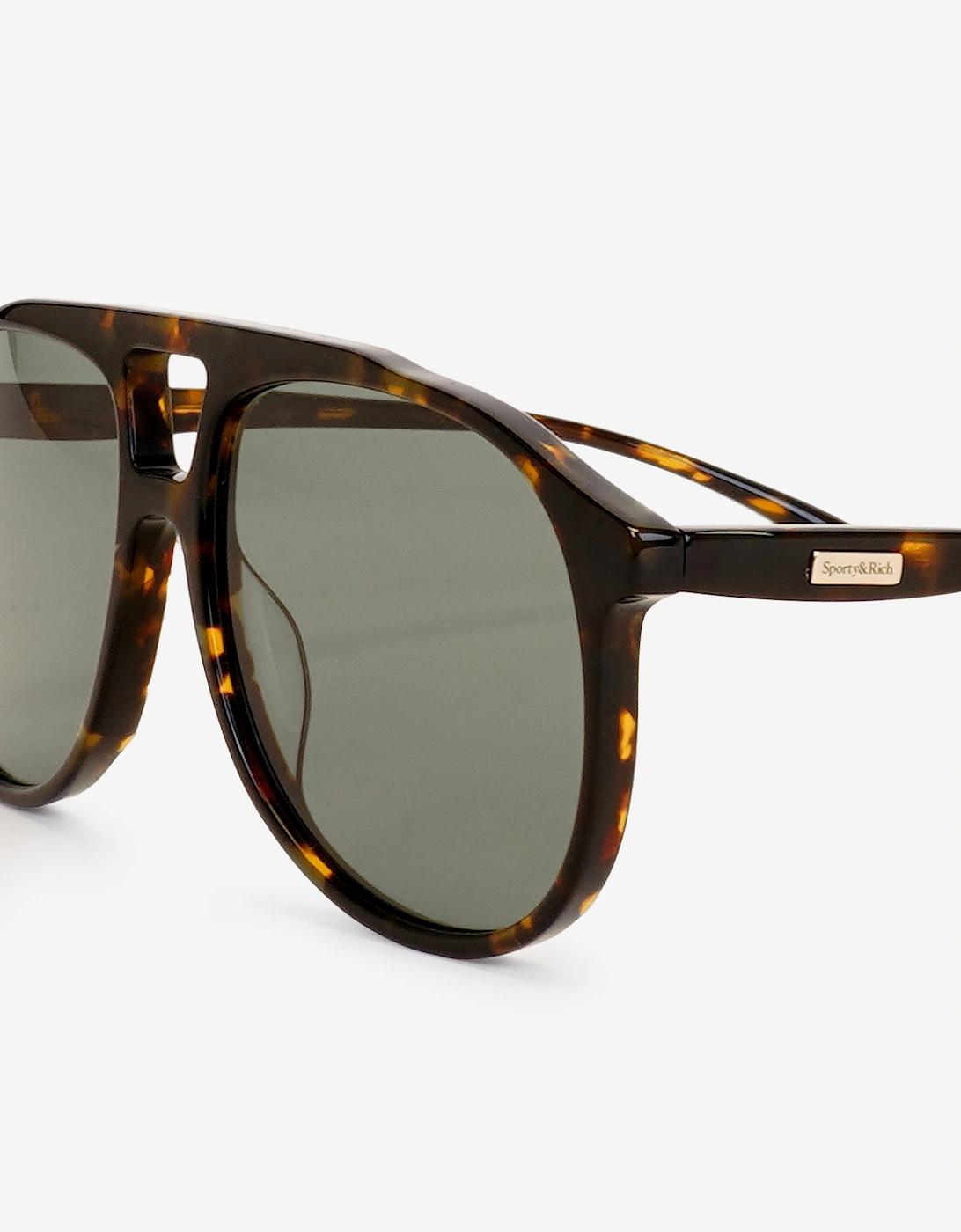 Sporty & Rich Kids Frame N.03 Sunglasses in Brown