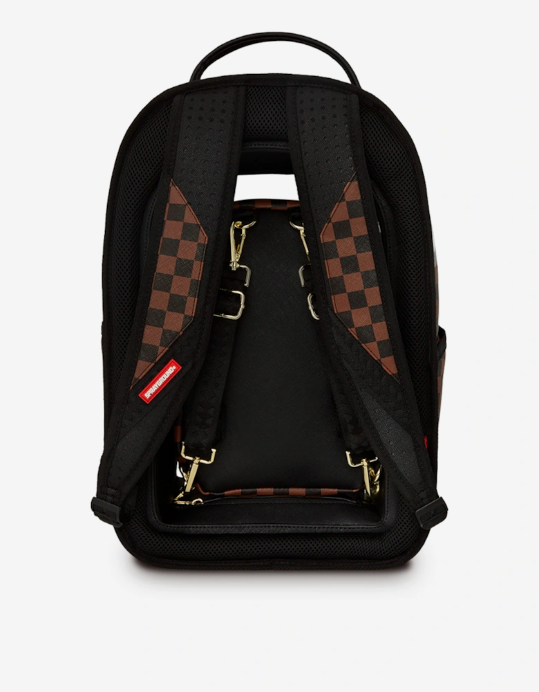 Sprayground Kids Sharks In A Hole In Paris Backpack in Brown (45cm)