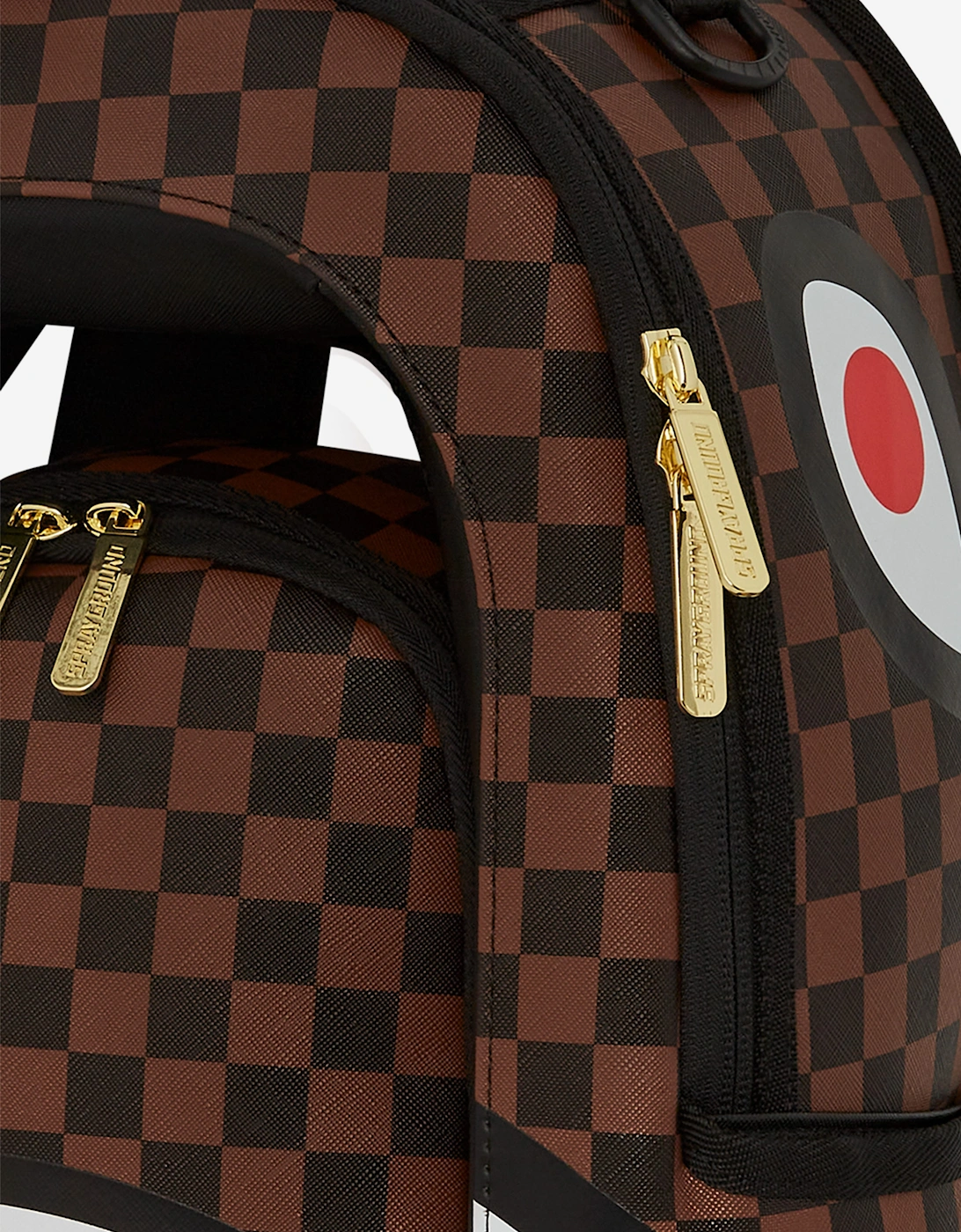 Sprayground Kids Sharks In A Hole In Paris Backpack in Brown (45cm)