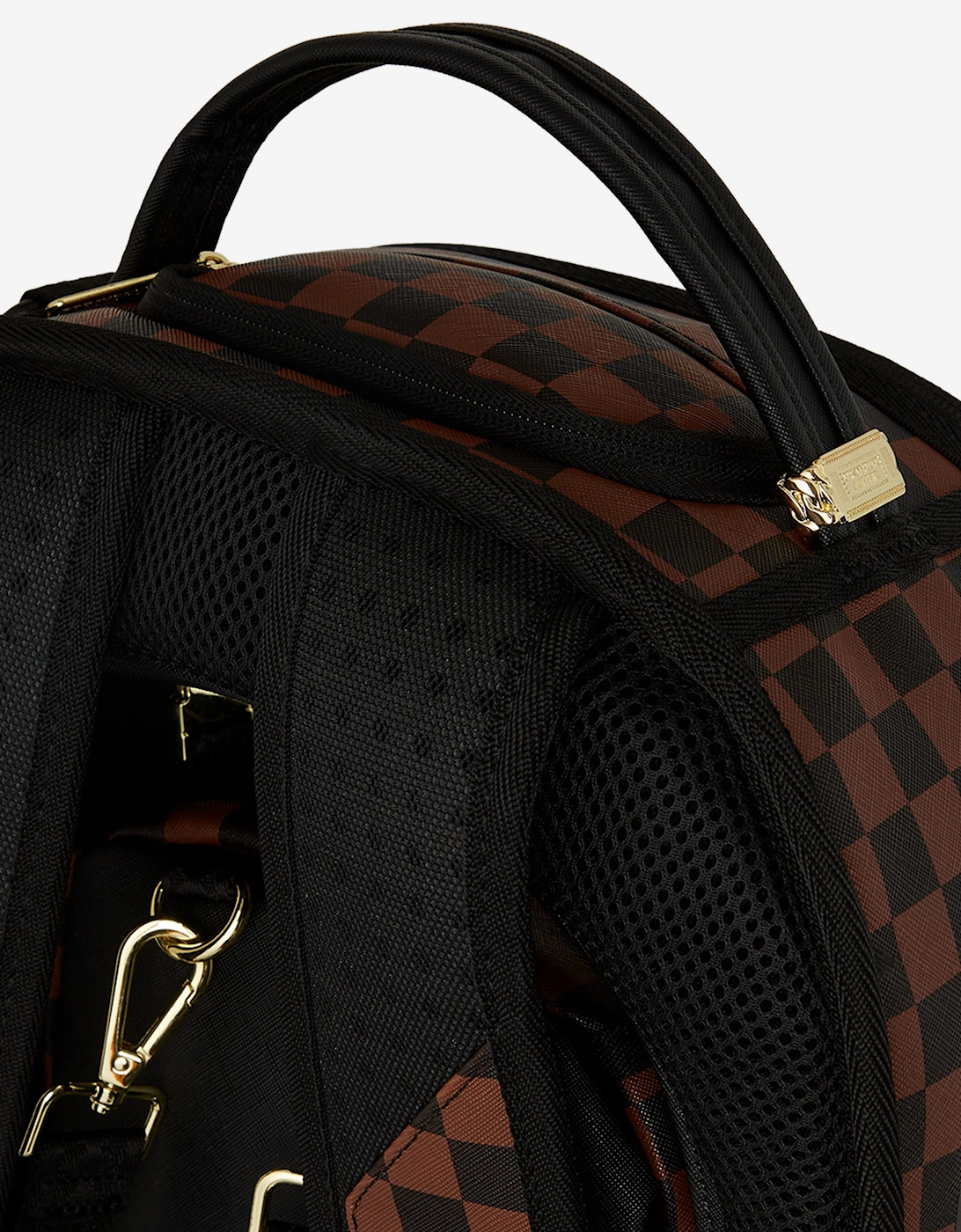 Sprayground Kids Sharks In A Hole In Paris Backpack in Brown (45cm)