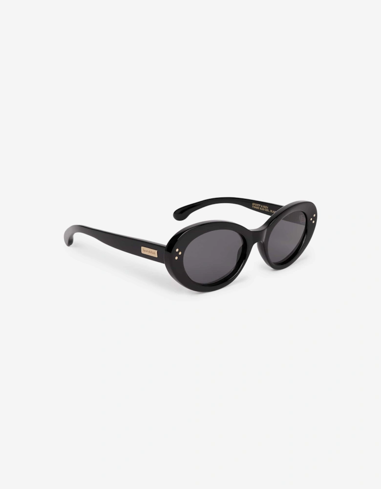 Sporty & Rich Girls Frame N.05 Sunglasses in Black