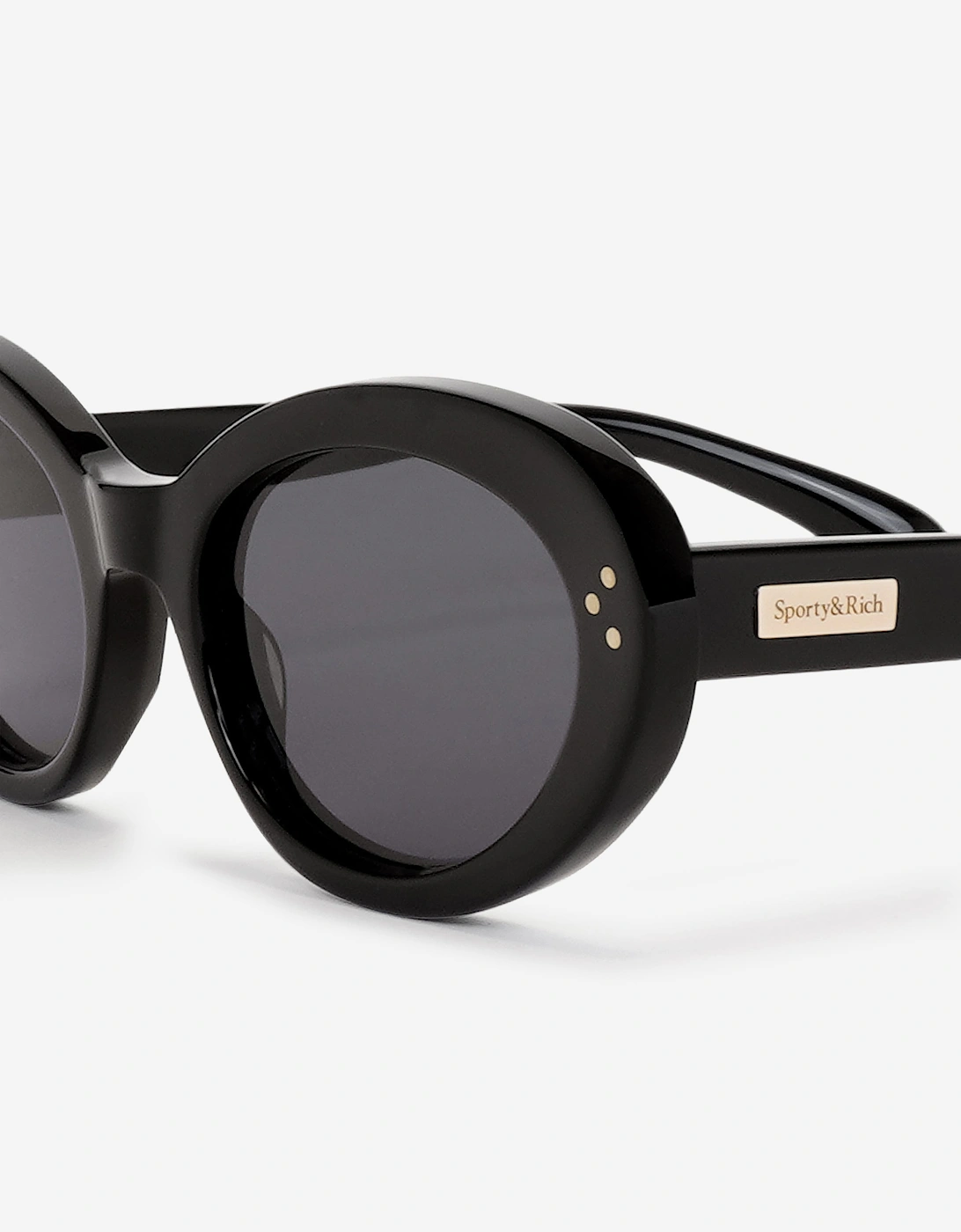 Sporty & Rich Girls Frame N.05 Sunglasses in Black