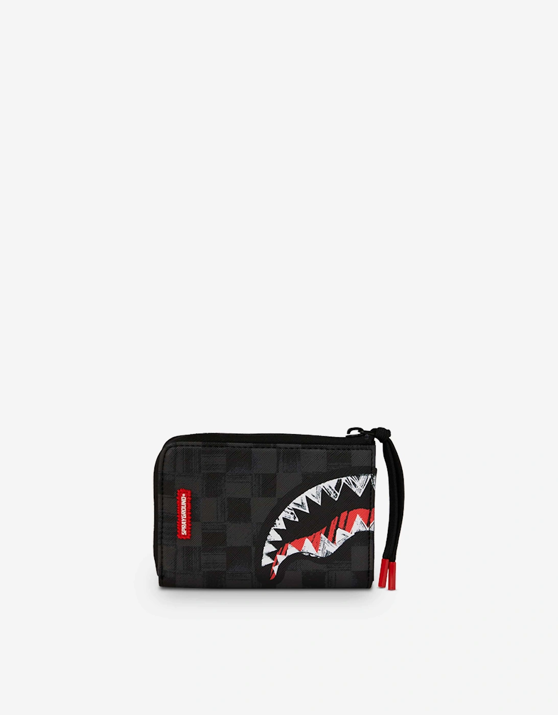Sprayground Girls Black 'S Scribble Shark Wallet In (11Cm) - Size: One Size, Kids
