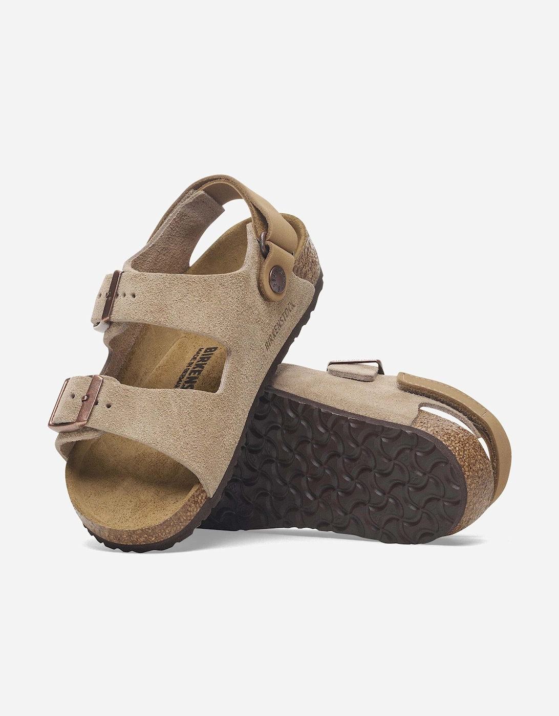 BIRKENSTOCK Boys Milano AS LEVE Sandals in Beige