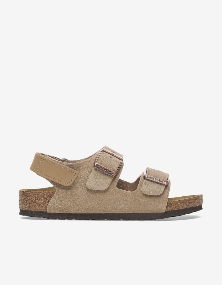 BIRKENSTOCK Boys Milano AS LEVE Sandals in Beige