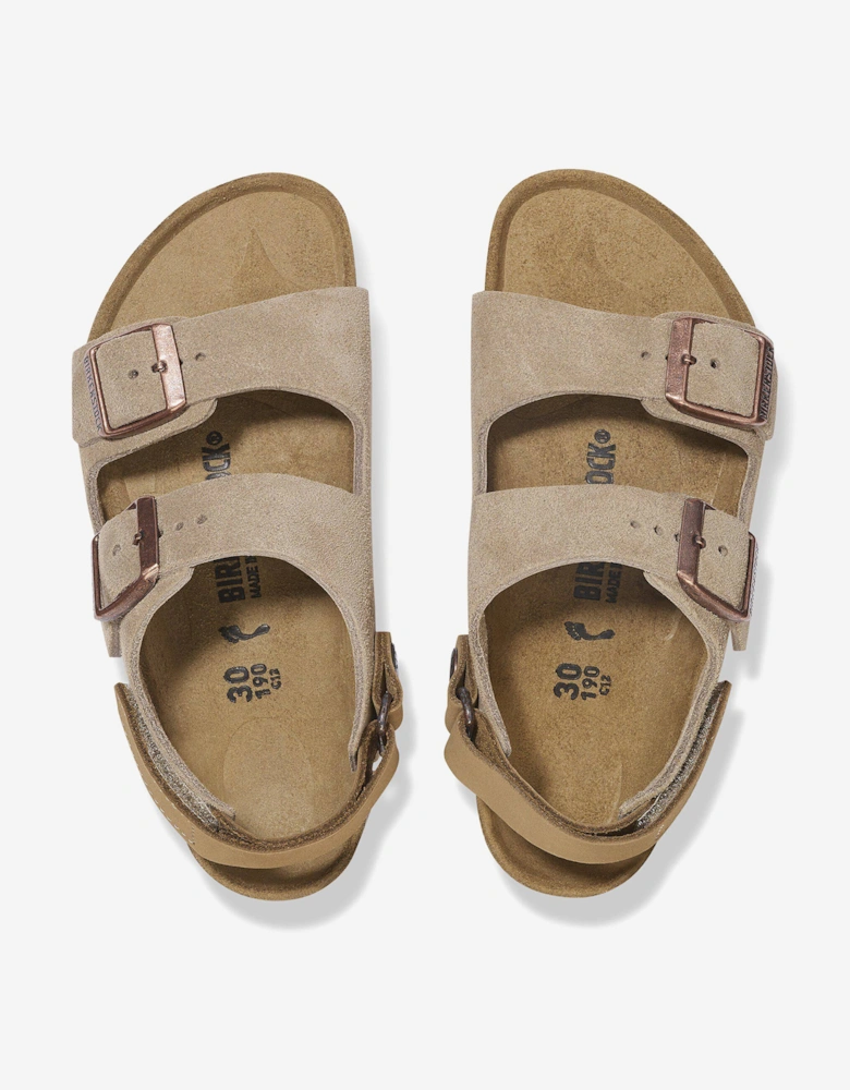 BIRKENSTOCK Boys Milano AS LEVE Sandals in Beige