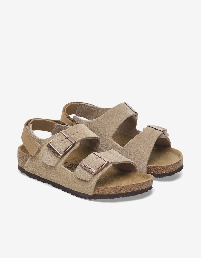BIRKENSTOCK Boys Milano AS LEVE Sandals in Beige