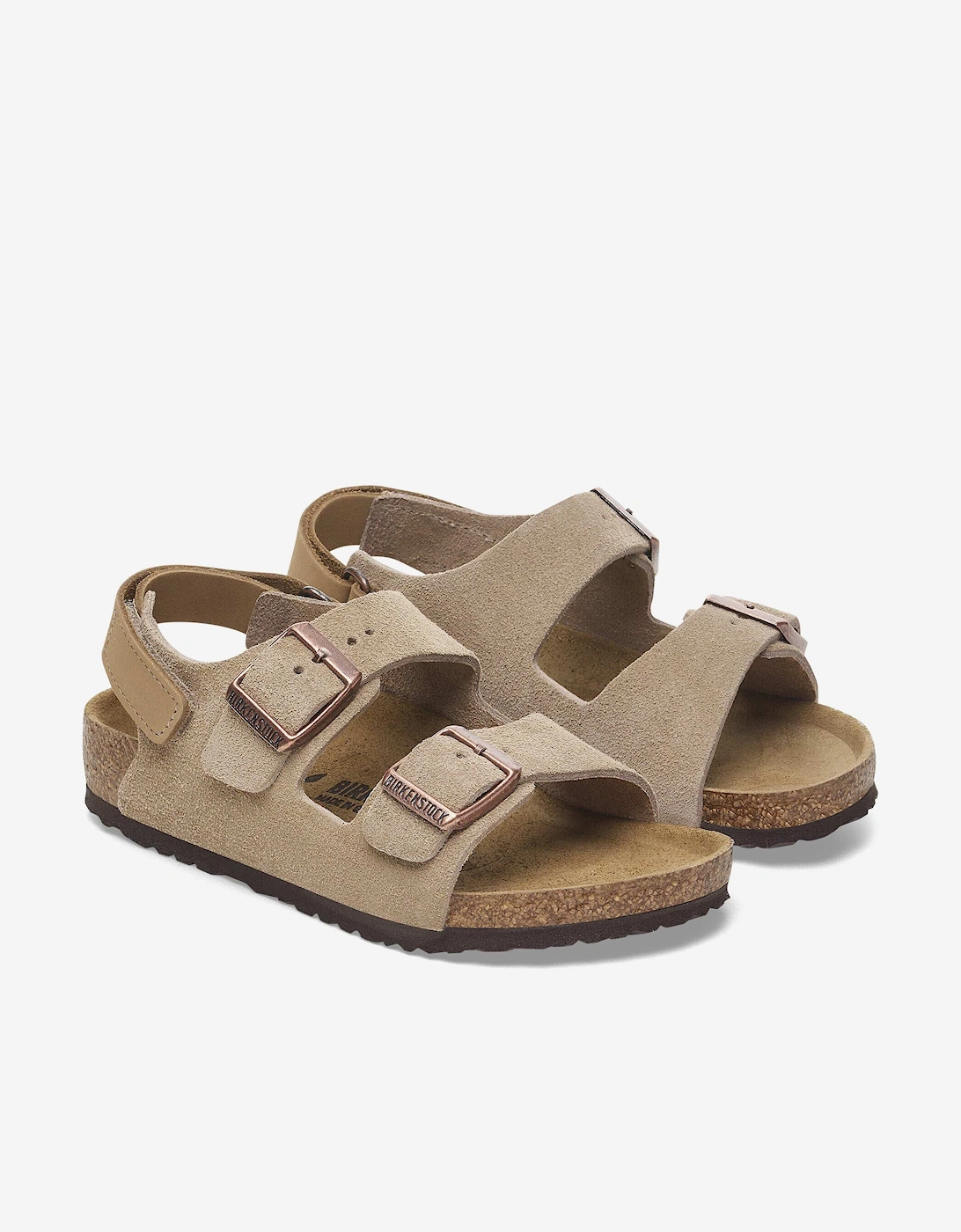 BIRKENSTOCK Boys Milano AS LEVE Sandals in Beige