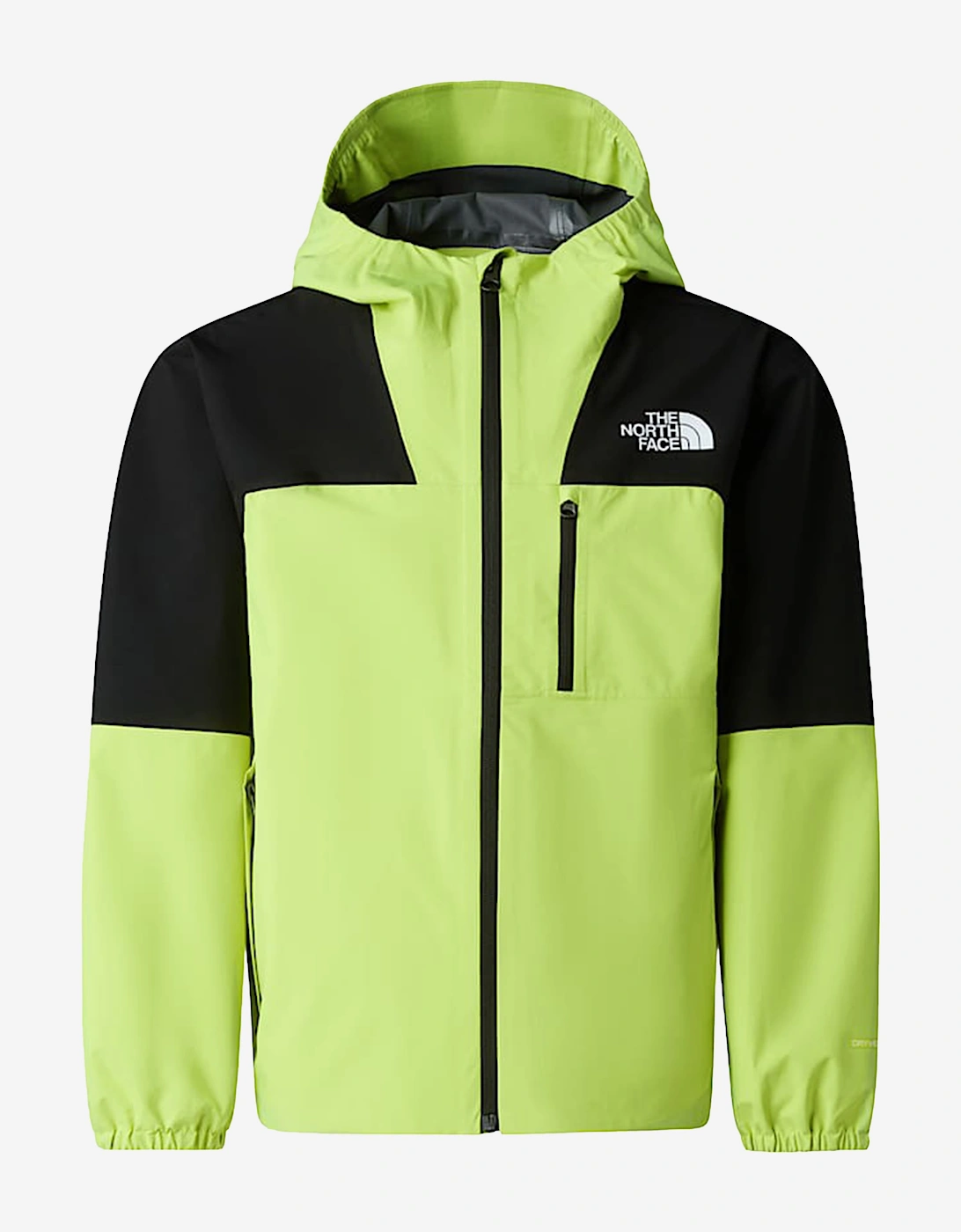 The North Face Kids Hike Packable Shell Jacket in Green, 7 of 6