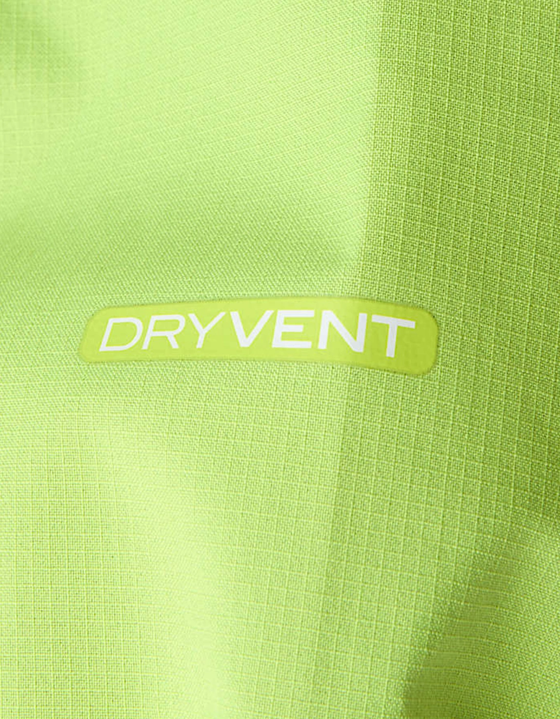 The North Face Kids Hike Packable Shell Jacket in Green