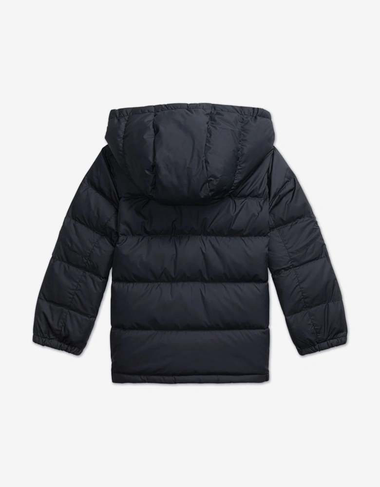 Ralph Lauren Boys Down Padded Puffer Jacket in Black