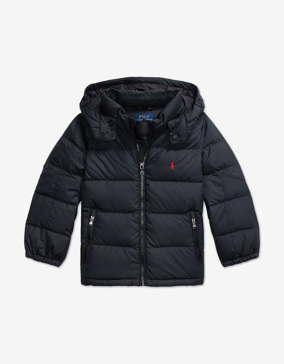 Ralph Lauren Boys Down Padded Puffer Jacket in Black