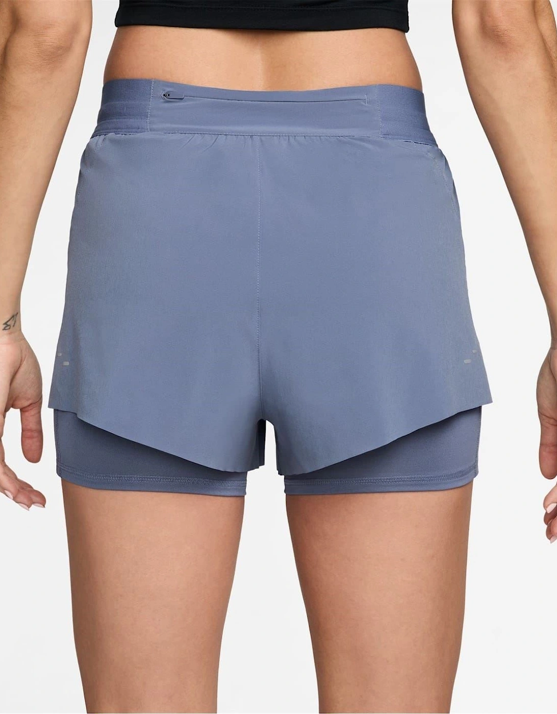 Womens Fit Swift Mid Rise 3 2 In 1 Shorts