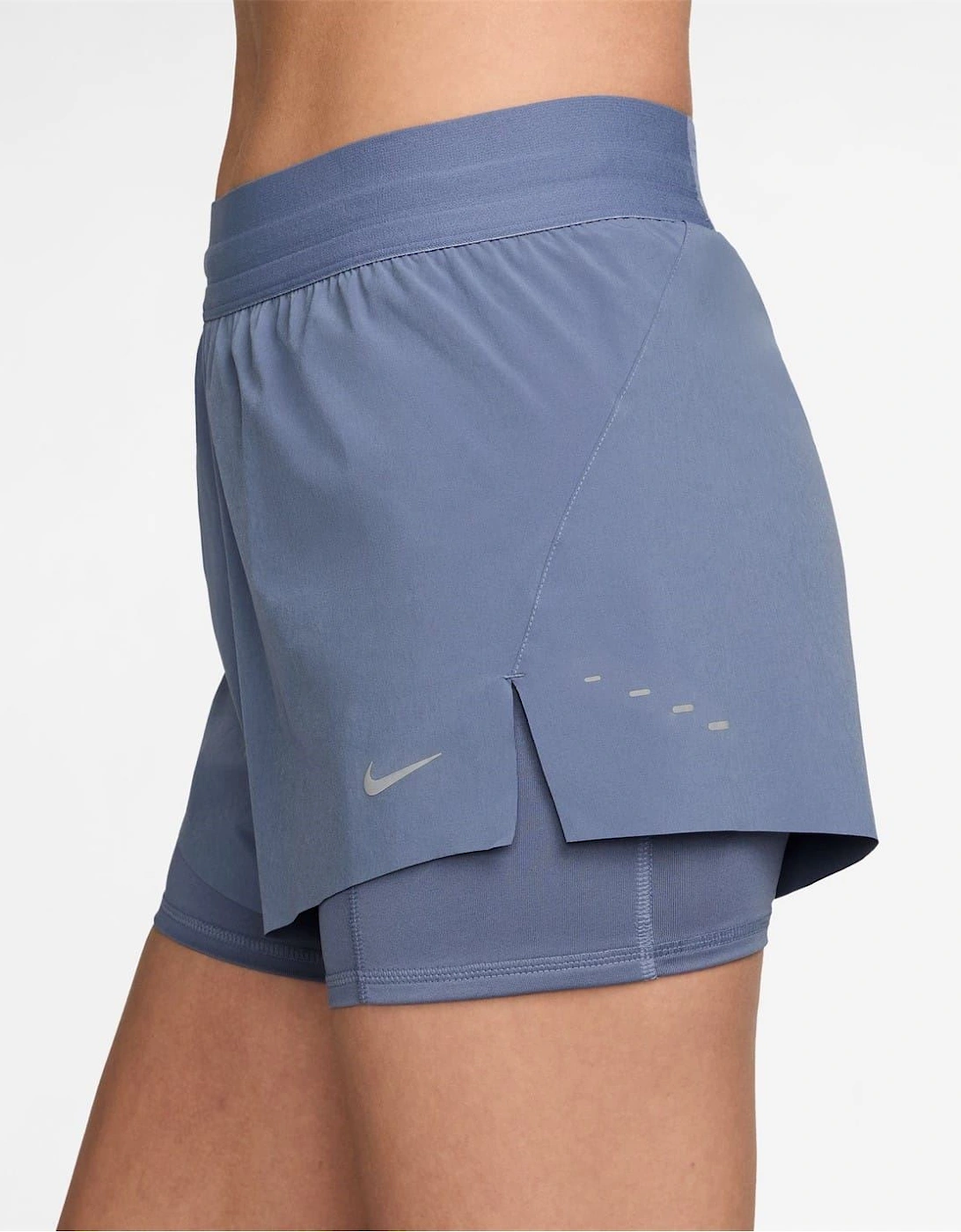 Womens Fit Swift Mid Rise 3 2 In 1 Shorts