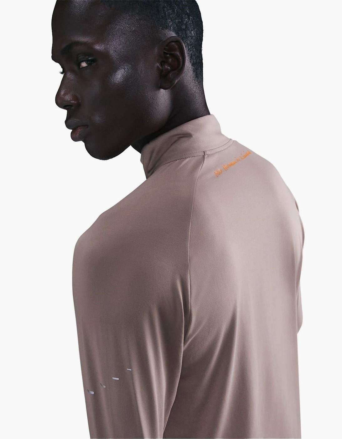 Half-Zip Funnel Neck Long Sleeve Tech Top