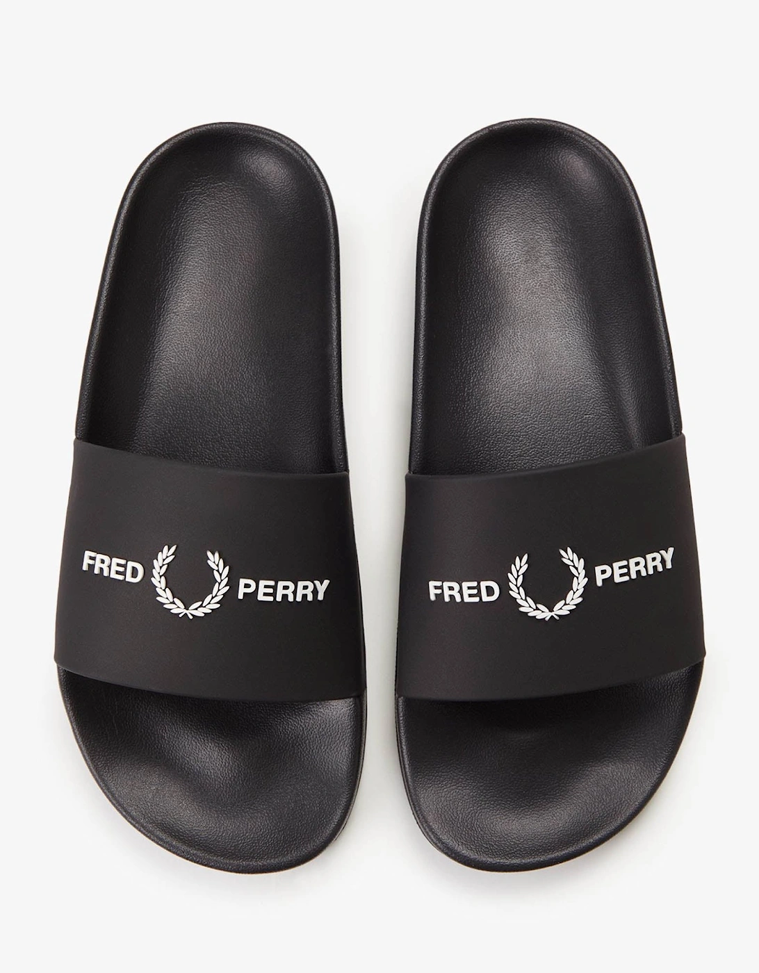 Fred Perry Mens Branded Slider - Black 102